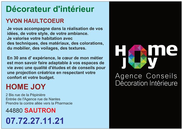 Home Joy flyer